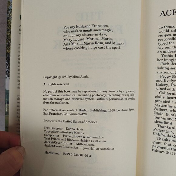 The Farmers Cookbook By Mitzi Ayala Hardcover Vintage Local Ethnic Recipes - Picture 4 of 8